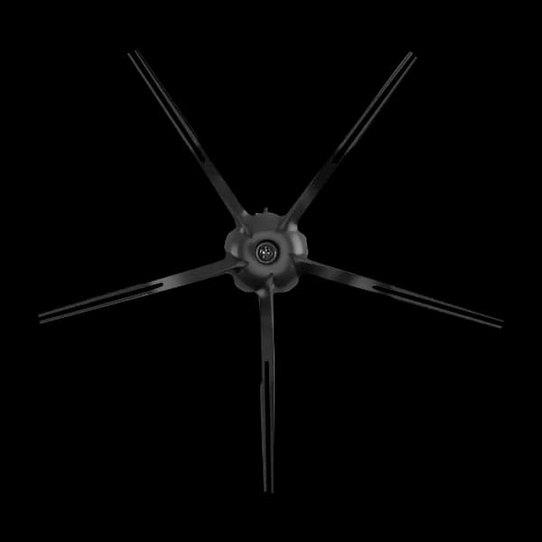 Roborock Sidebørste svart, 2 stk