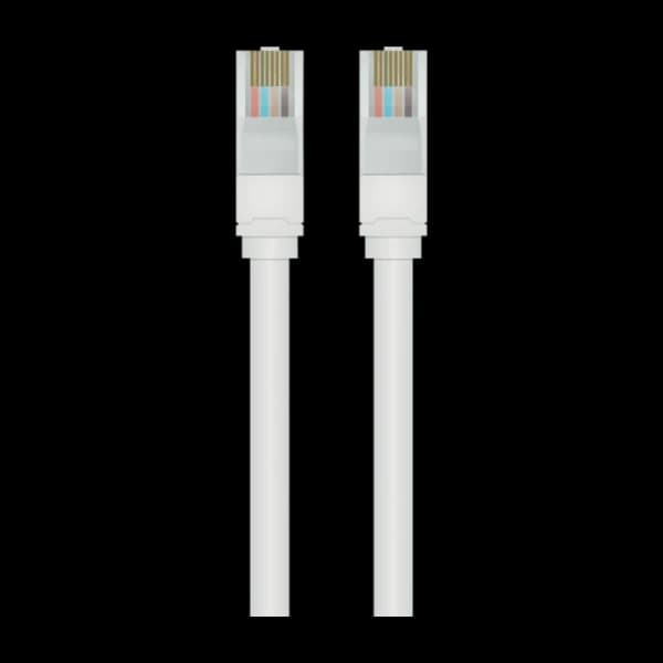 Qnect UTP-kabel CAT6 5M, hvit