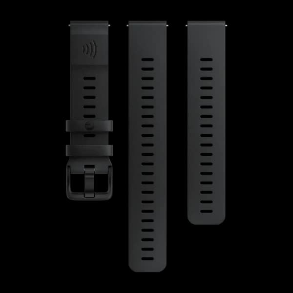 Polar betalingsarmbånd 20 mm S-L, svart