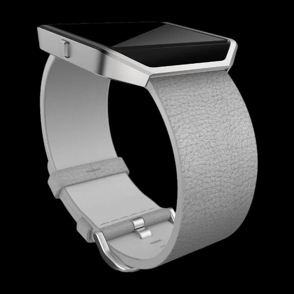 Fitbit Blaze Leather Reim Small gray