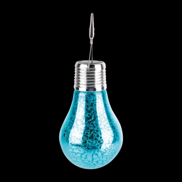 Kulz Soldrevet pære E27, blå