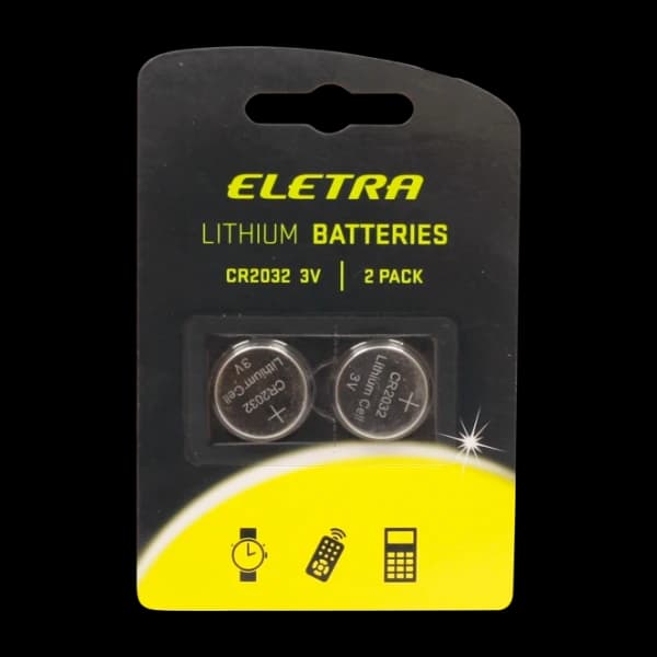 Eletra CR2032 batteri, 2 pk