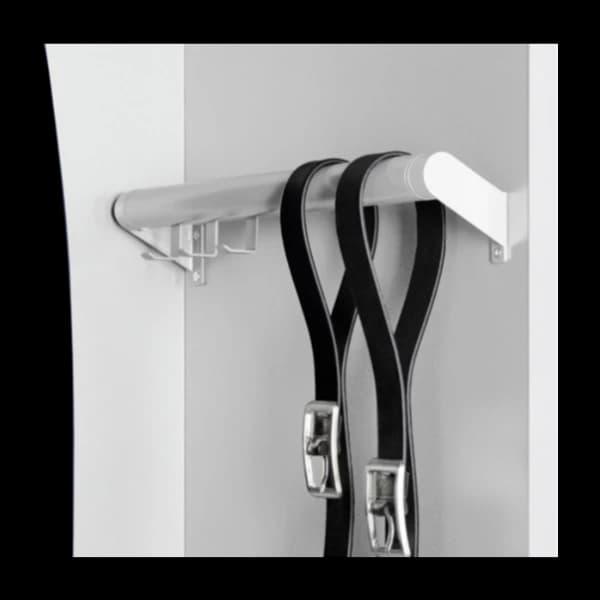 Pelly Sidemontert Krokskinne, hvit