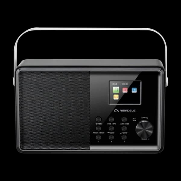 Amadeus Cornetto MK2 bærbar DAB+, svart