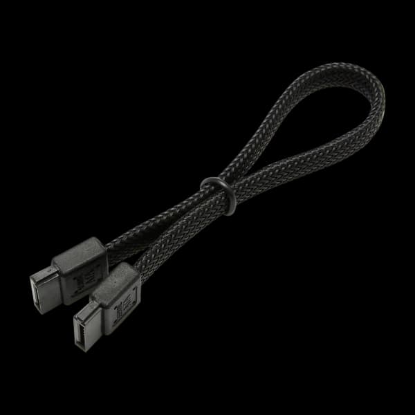 Eletra SATA Cable 0.2M sleeved