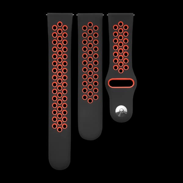 Triacle Sport Rem Universal 22 mm svart/rød