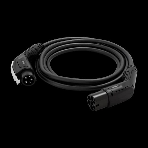 Easee ladekabel T2-T1 1P 32A 7,5M 8 kw