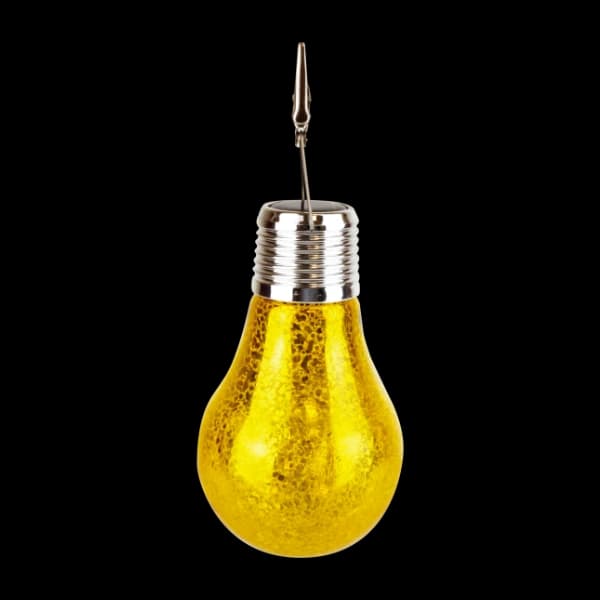Kulz Soldrevet pære E27, gul