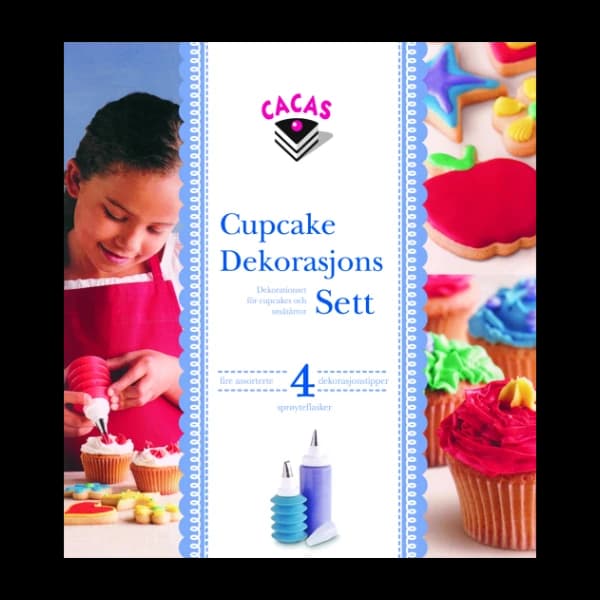 Cacas Cupcake Decorasjons sett