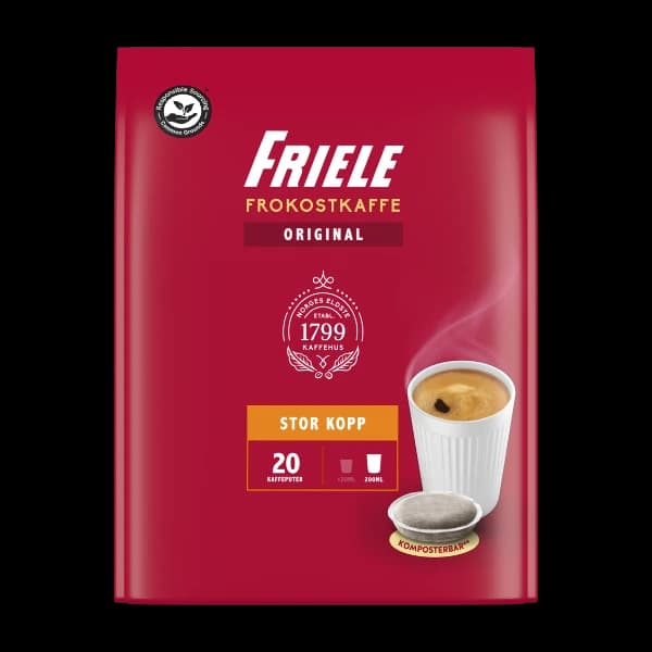 Friele Store kaffeputer 20 stk