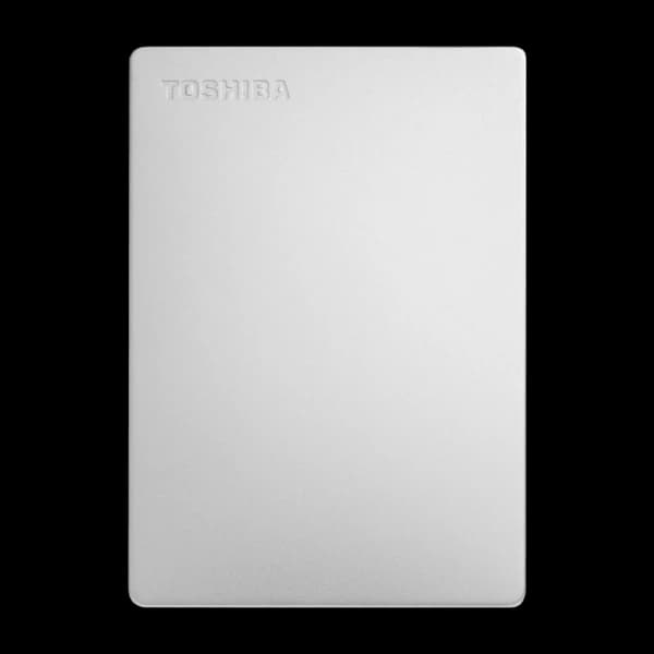 Toshiba Canvio Slim 1Tb, sølv ekstern harddisk