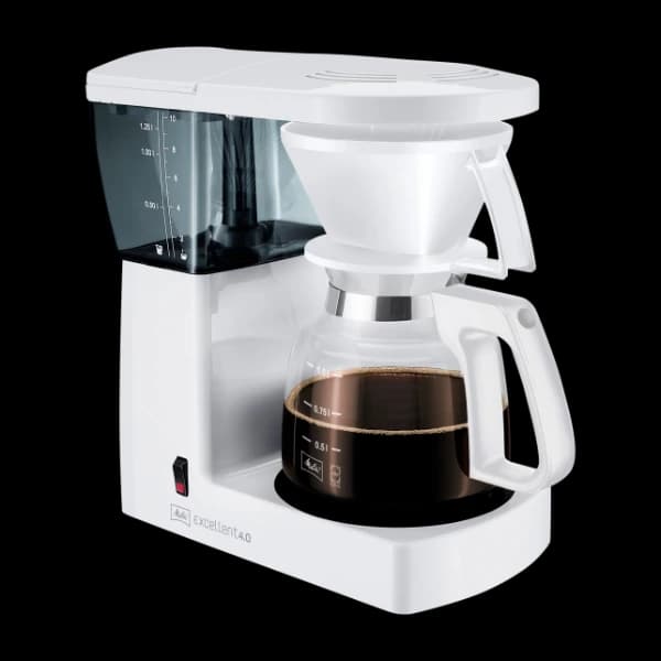 Melitta Excellent 4.0 kaffetrakter, hvit