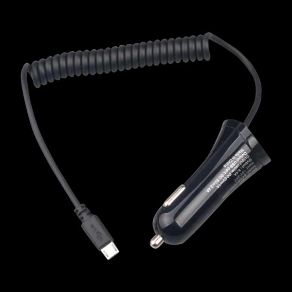 Eletra Corded Car Charger musB, sort