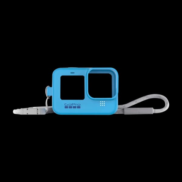 GoPro hylster + halsbånd, blå