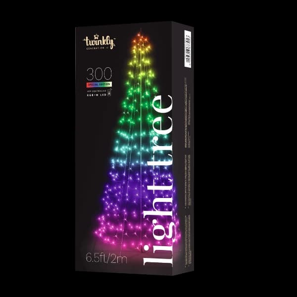 Twinkly WiFi RGBW Limelight julelys 2M 300 LED