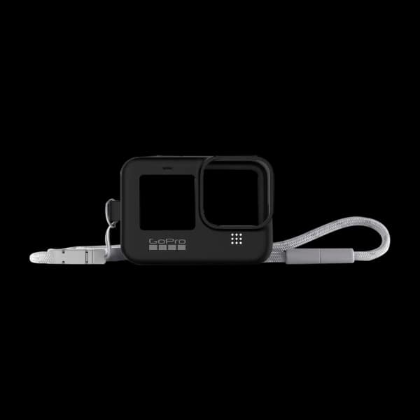 GoPro hylster + halsbånd, svart