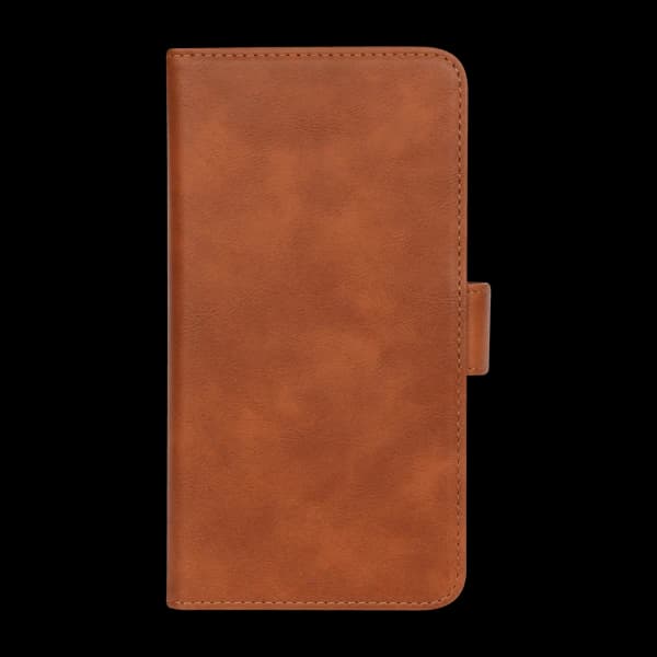 Essentials 2-i-1 lommebok-Deksel iPhone XS Max Lys, brun