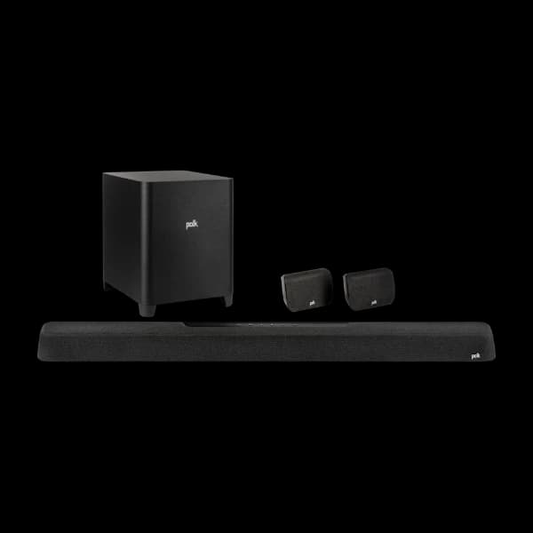 Polk MagniFi Max AX lydplanke + Sr2 høyttalere