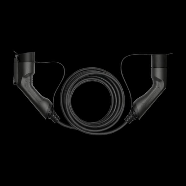 Deltaco E-Charge ladekabel T2-T1 1P 16A 5M 3,6kw