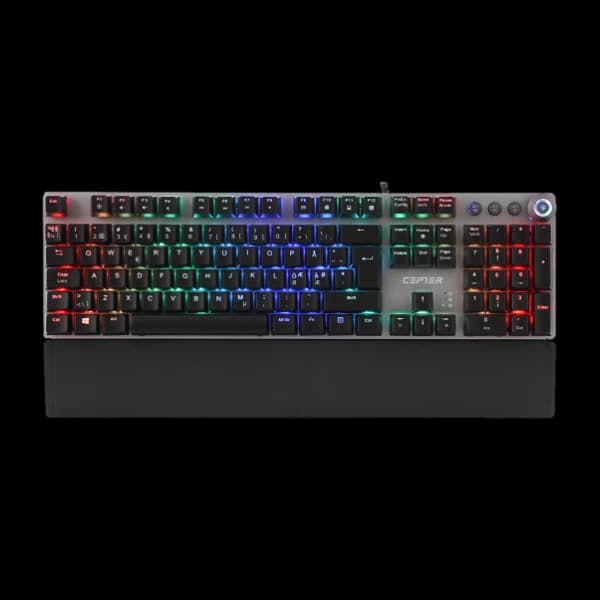 Cepter Legacy gamingtastatur, blå brytere