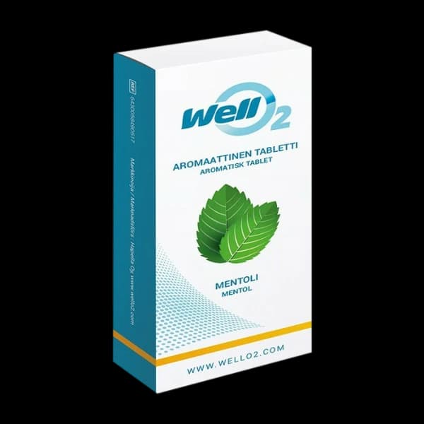 WELLO2 Mentoltablett, 20 stk