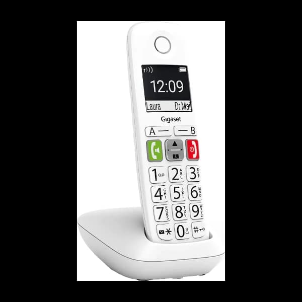 Gigaset E290 telefon, hvit