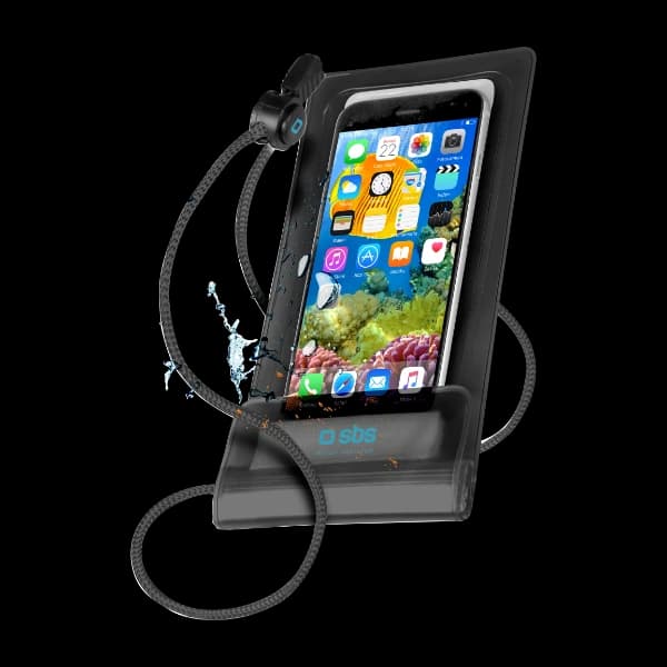 SBS vanntett veske for telefon 6,7" IPX6, svart