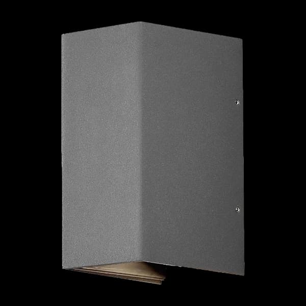 Konstsmide Cremona vegglampe dobbel, grå