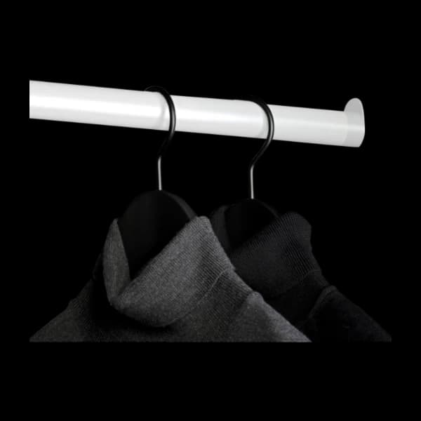 Pelly Klesstang Aluminium 600, hvit