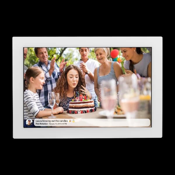 Denver PFF-1017 Frameo digital fotoramme, hvit