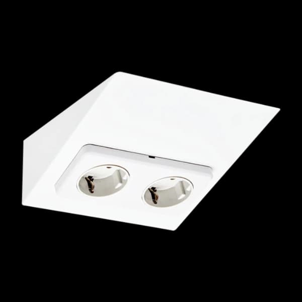 Limente Mini-2 stikkontakt, hvit