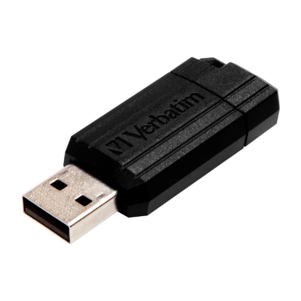 Verbatim Pinstripe USB 2.0 32Gb, svart minnepinne