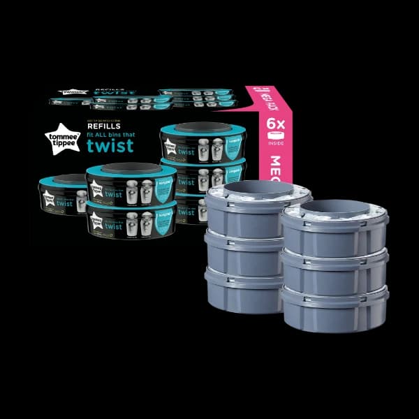 Sangenic Twist Bleiebøtte 6 stk refill