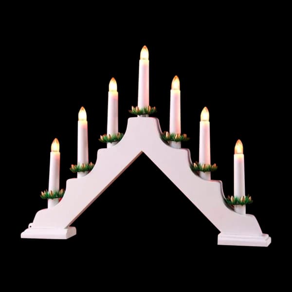 elektrisklysestake, hvit