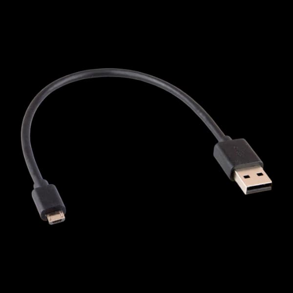 Eletra USB til Micro-USB-kabel 0,2 M, svart