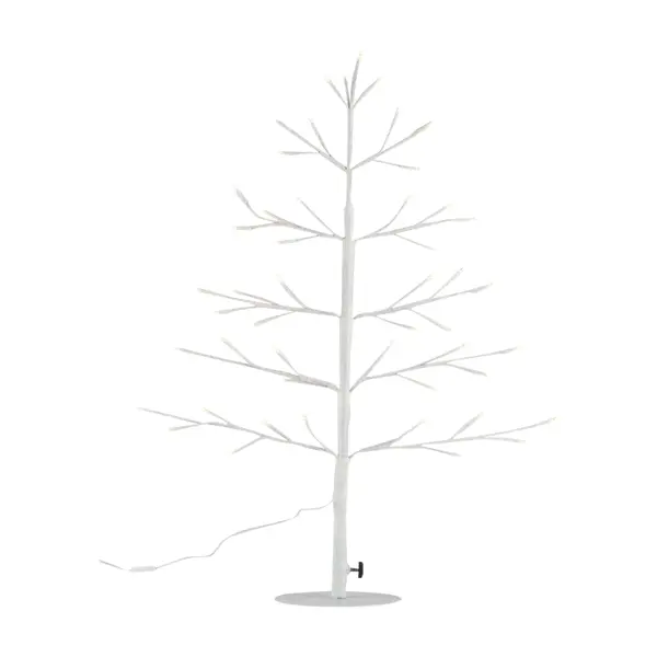Juletre Decor, hvit 51 LED 60 cm