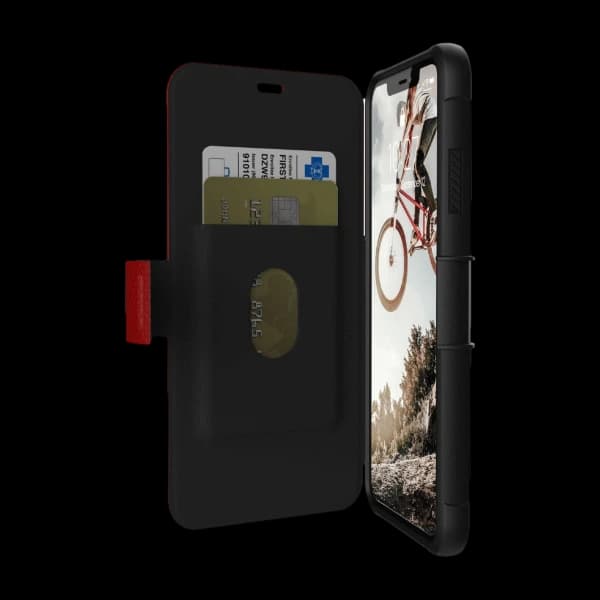 UAG Metropolis lommebok iPhone XS Max Magma mobildeksel