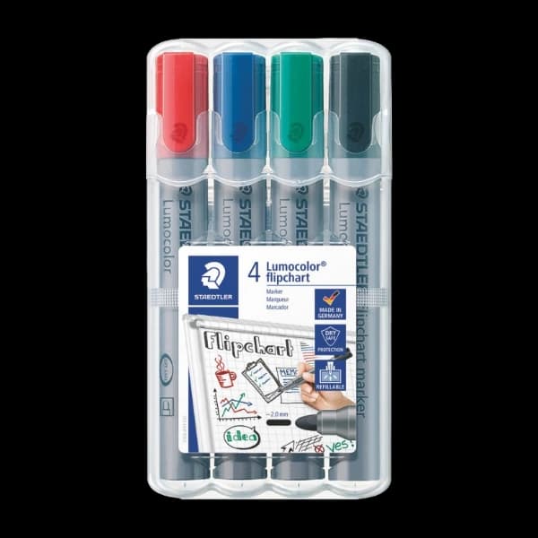 Staedtler Flippover Markør 4 stk
