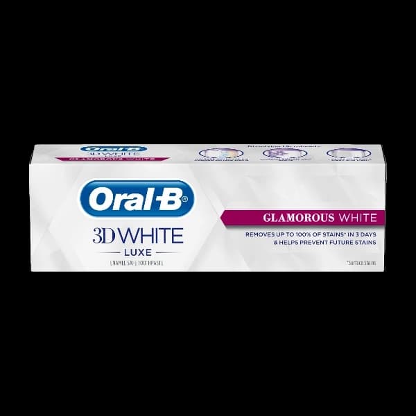 Oralb 3D, white Luxe Glamour white tannkrem