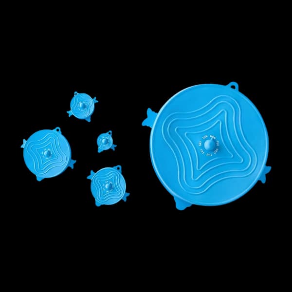 UniLid silikonlokk Topaz, blue