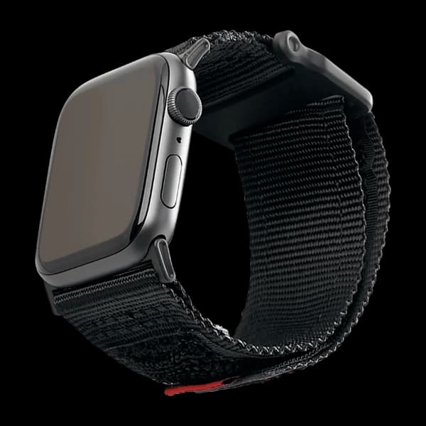 UAG Apple Watch 44 mm / 42 mm Active rem, sort