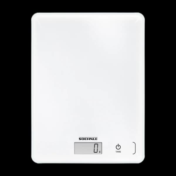 Soehnle Page Compact 300 kjøkkenvekt, hvit