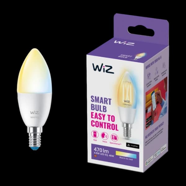 WIZ E14 C37 927-65 TW WI-FI BLE LED-PÆRE