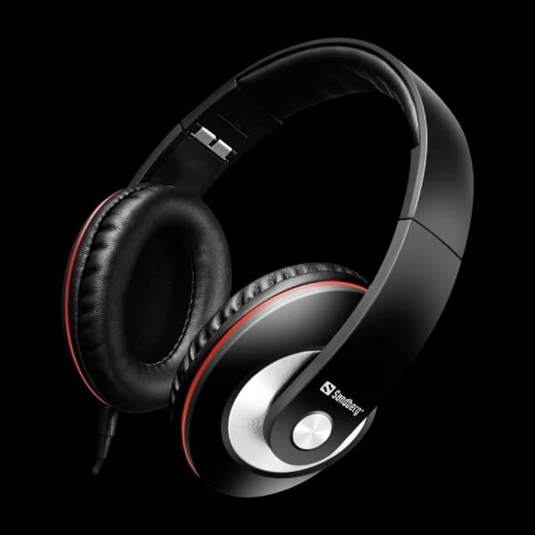 Sandberg Play'N Go headset black hodesett hodebånd 3,5 mm-Kontakt, svart