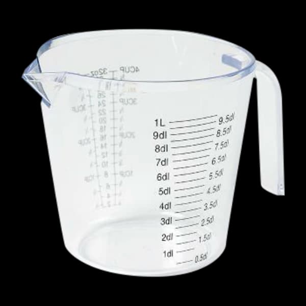 Funktion målekanne 1l