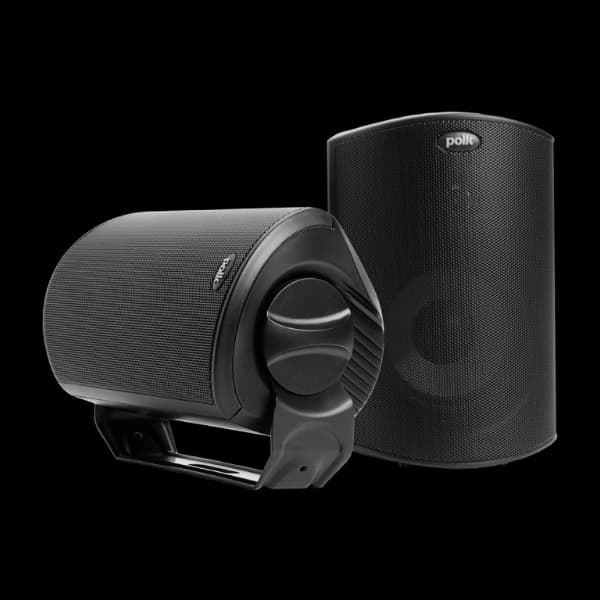 Polk Atrium 4 utendørs høyttalerpar, sort