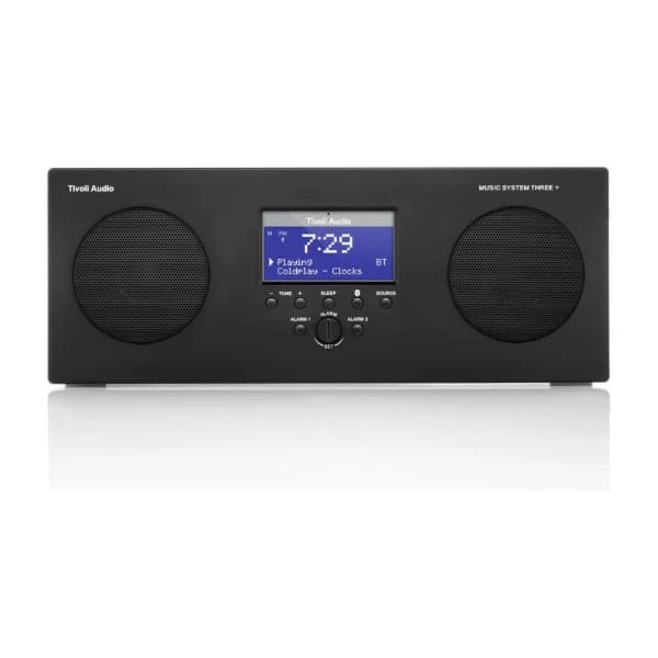 Tivoli Audio music System Three+ DAB radio, black